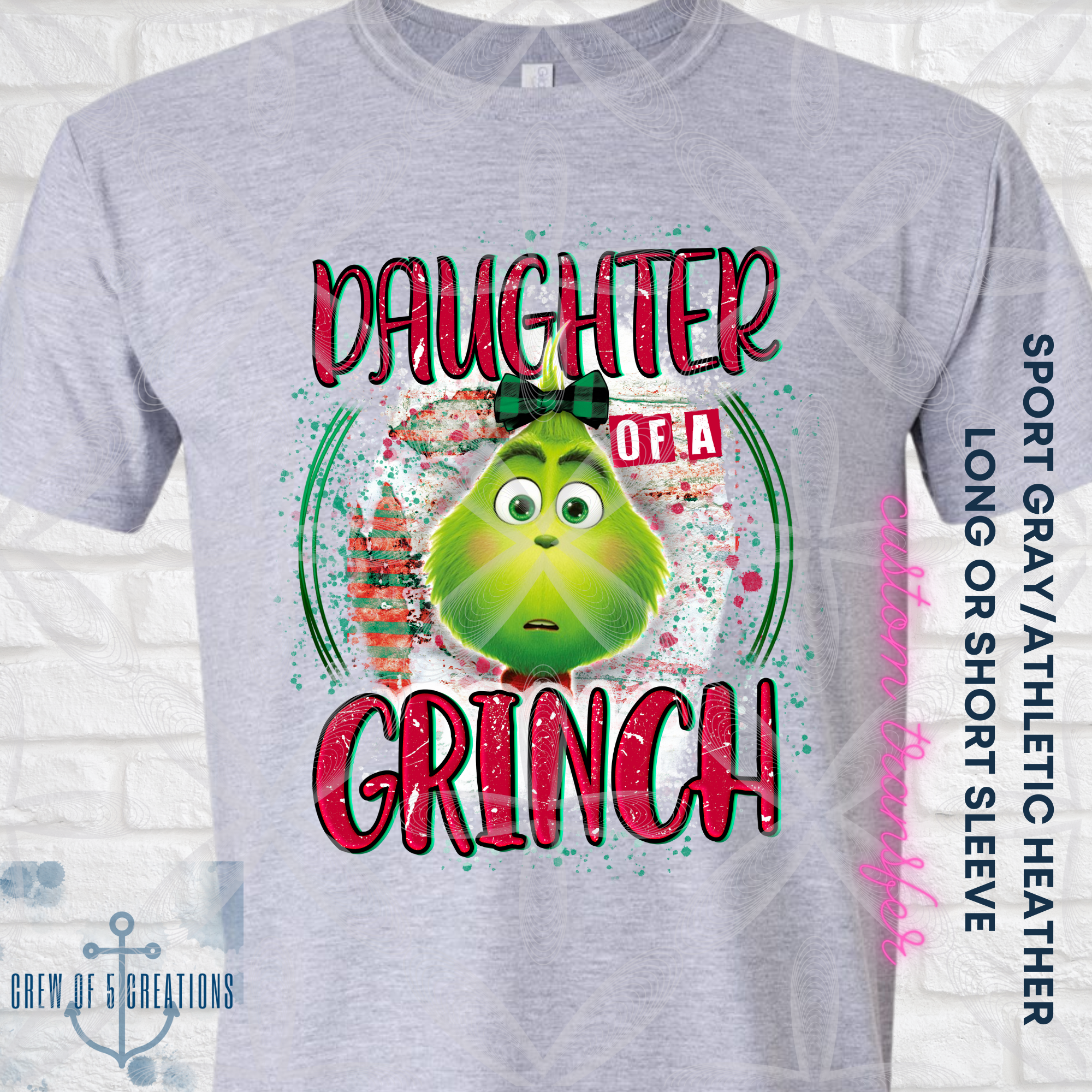 Green Family (Black, Gray, Green & Red Shirts Available)