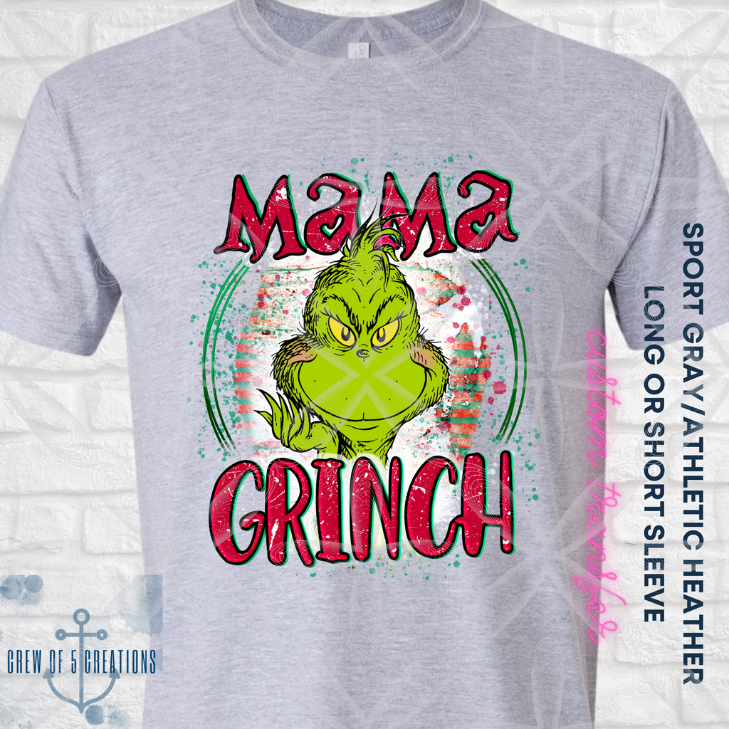 Green Family (Black, Gray, Green & Red Shirts Available)