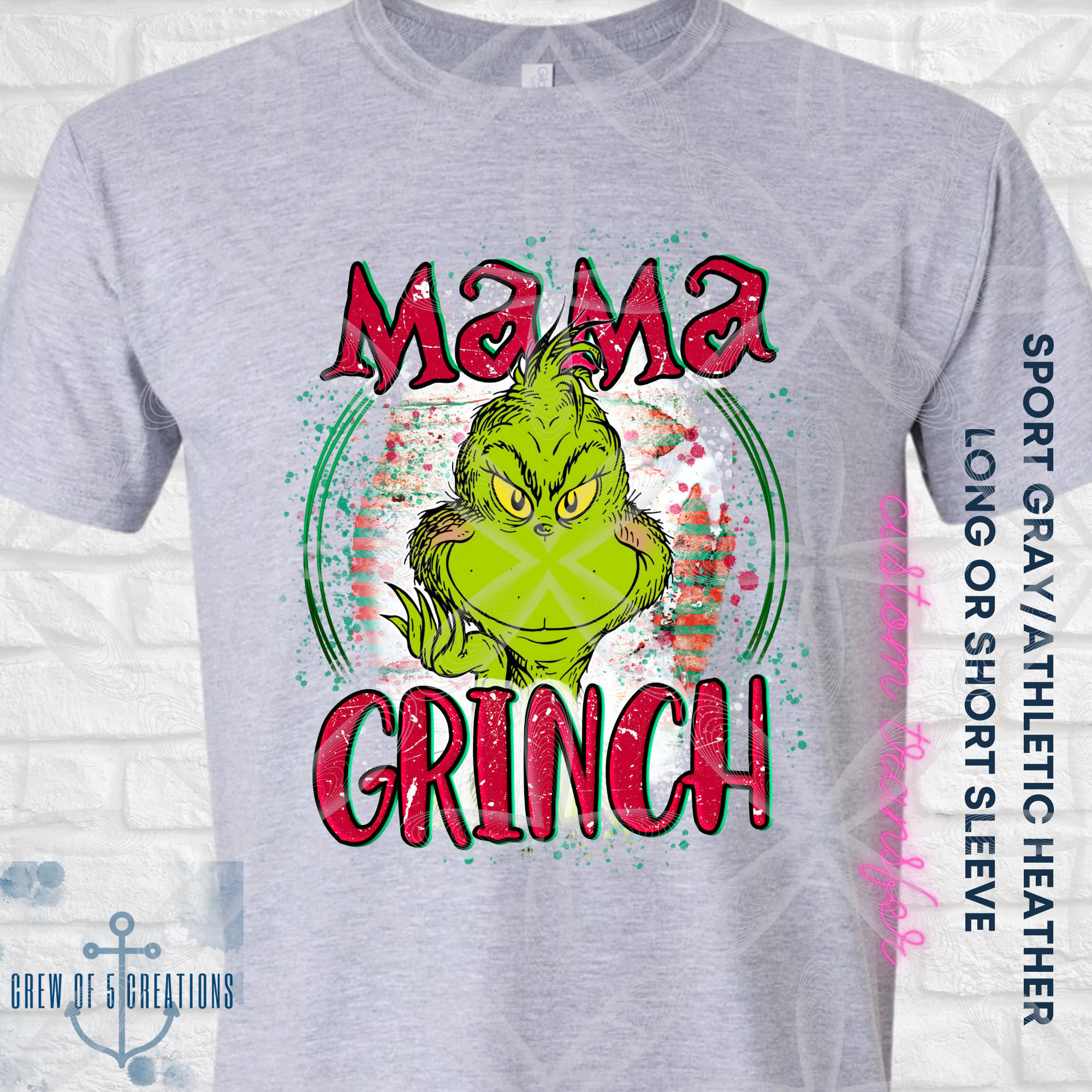 Green Family (Black, Gray, Green & Red Shirts Available)