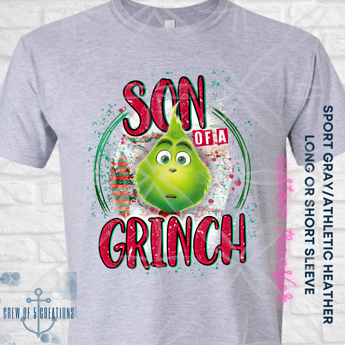 Green Family (Black, Gray, Green & Red Shirts Available)