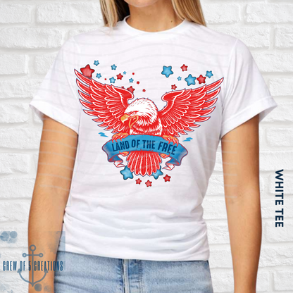 Land of the Free Custom Tee