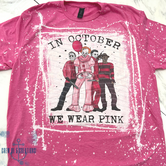 Pink Mean Boys In October We Wear Pink