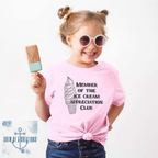 Member of the Ice Cream Appreciation Club Custom Childrens Tee (Multiple Options)