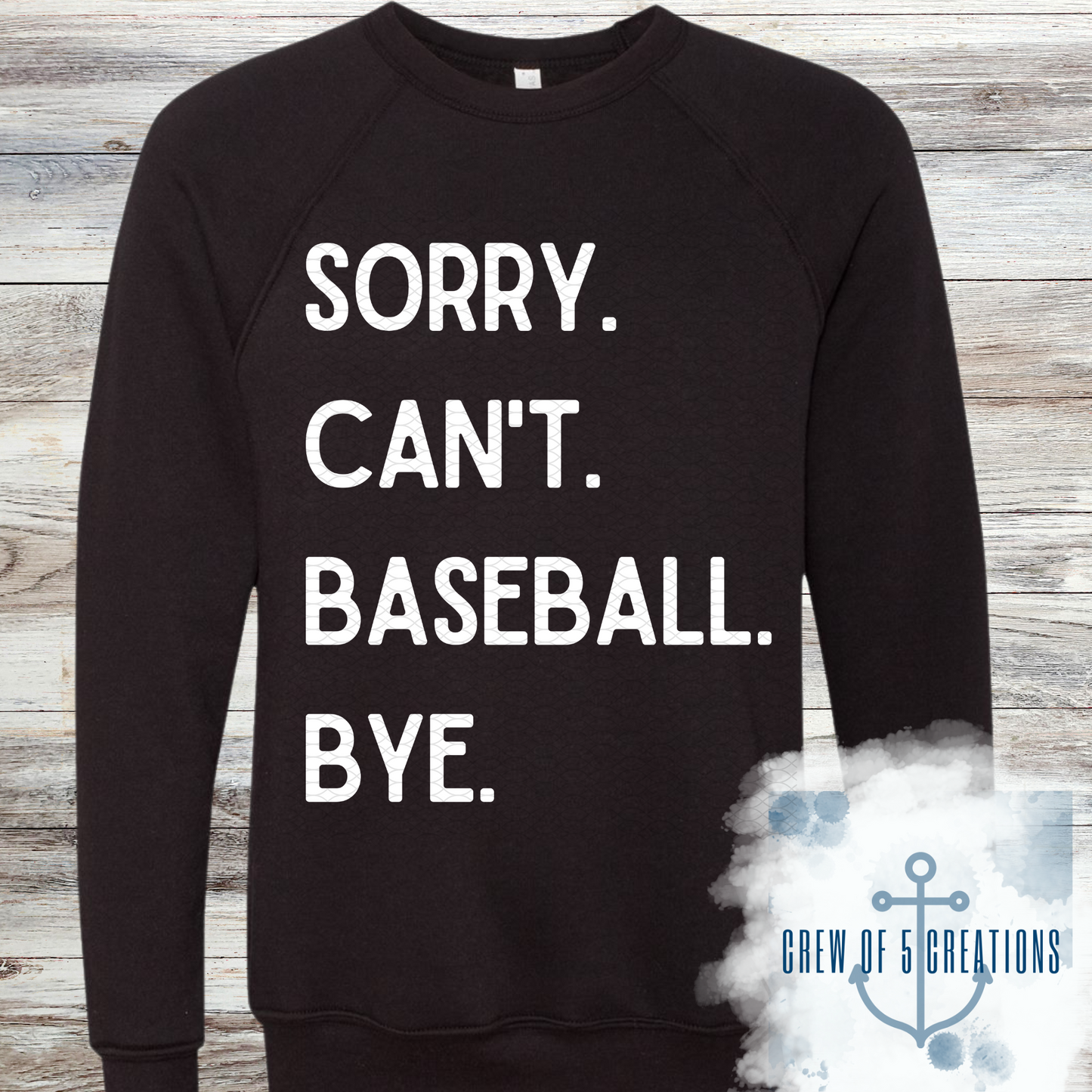 Sorry. Can't. Baseball. Bye.