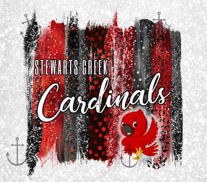 Stewarts Creek Cardinals (Glitter) 20 oz Tumbler