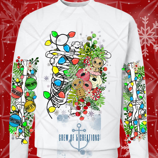 When You're Dead Inside, But It's Christmas Sweatshirt Crew (Youth & Adult)