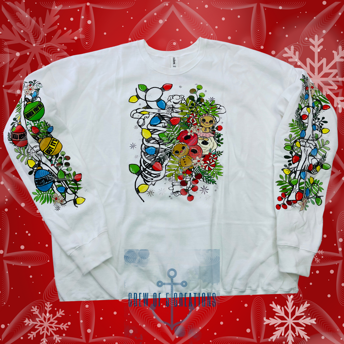 When You're Dead Inside, But It's Christmas Sweatshirt Crew (Youth & Adult)