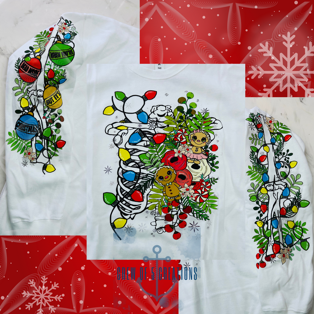 When You're Dead Inside, But It's Christmas Sweatshirt Crew (Youth & Adult)