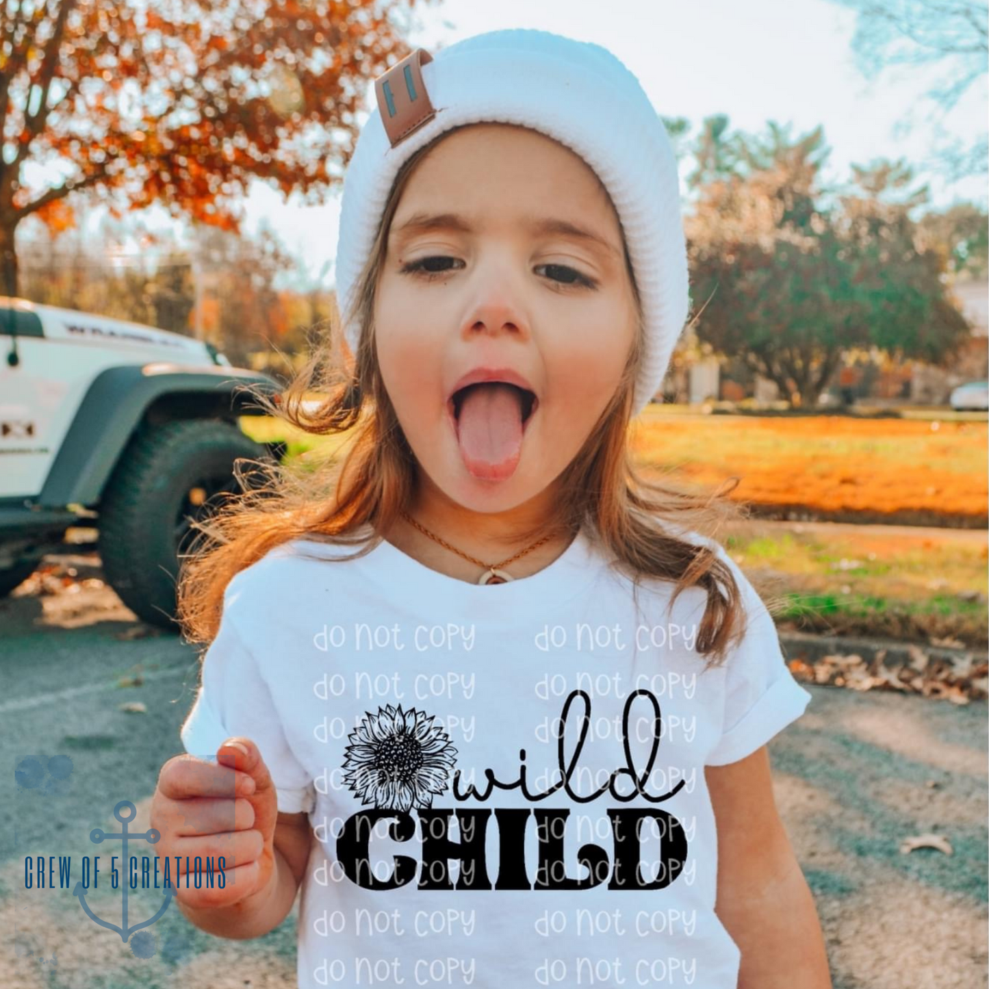 Wild Child Custom Childrens Tee (Multiple Options)