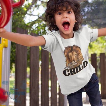 Wild Child Lion Custom Childrens Tee (Multiple Options)