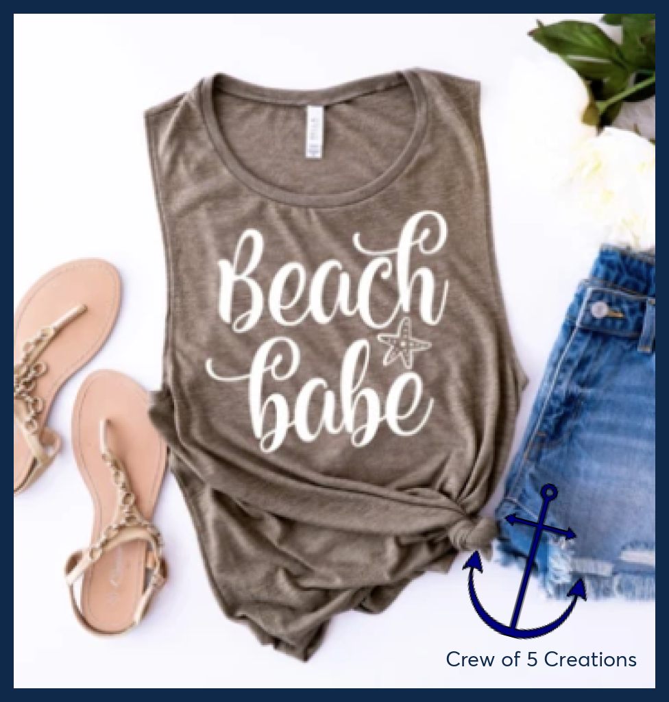 Beach Babe Adult Shirts