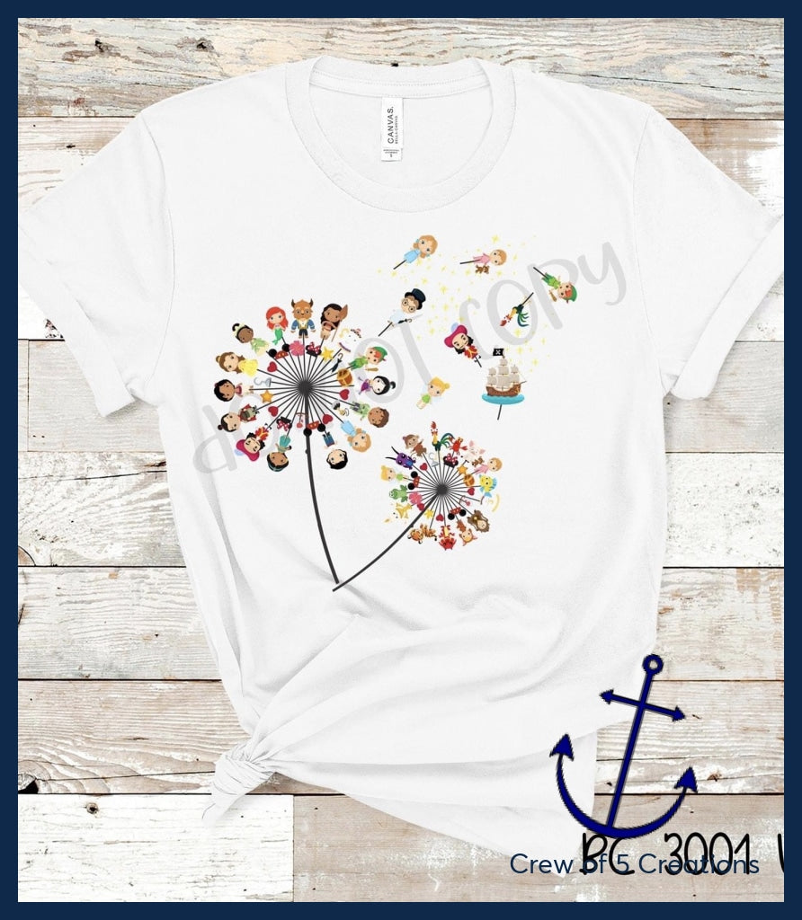 Disney Dandelion Adult Shirts