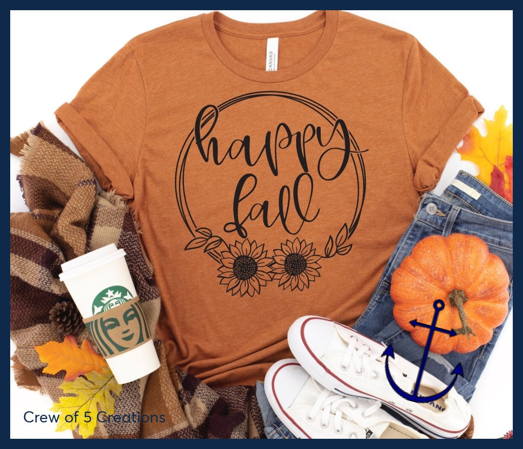 Happy Fall Adult Shirts