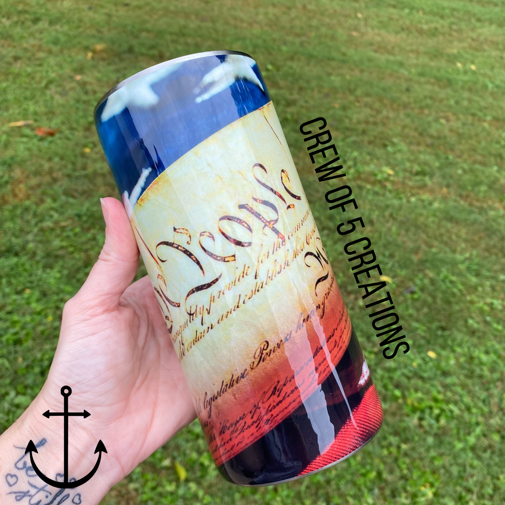 We The People Custom 20 oz Fatty Tumbler