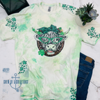St Patty's Day Highland Cow