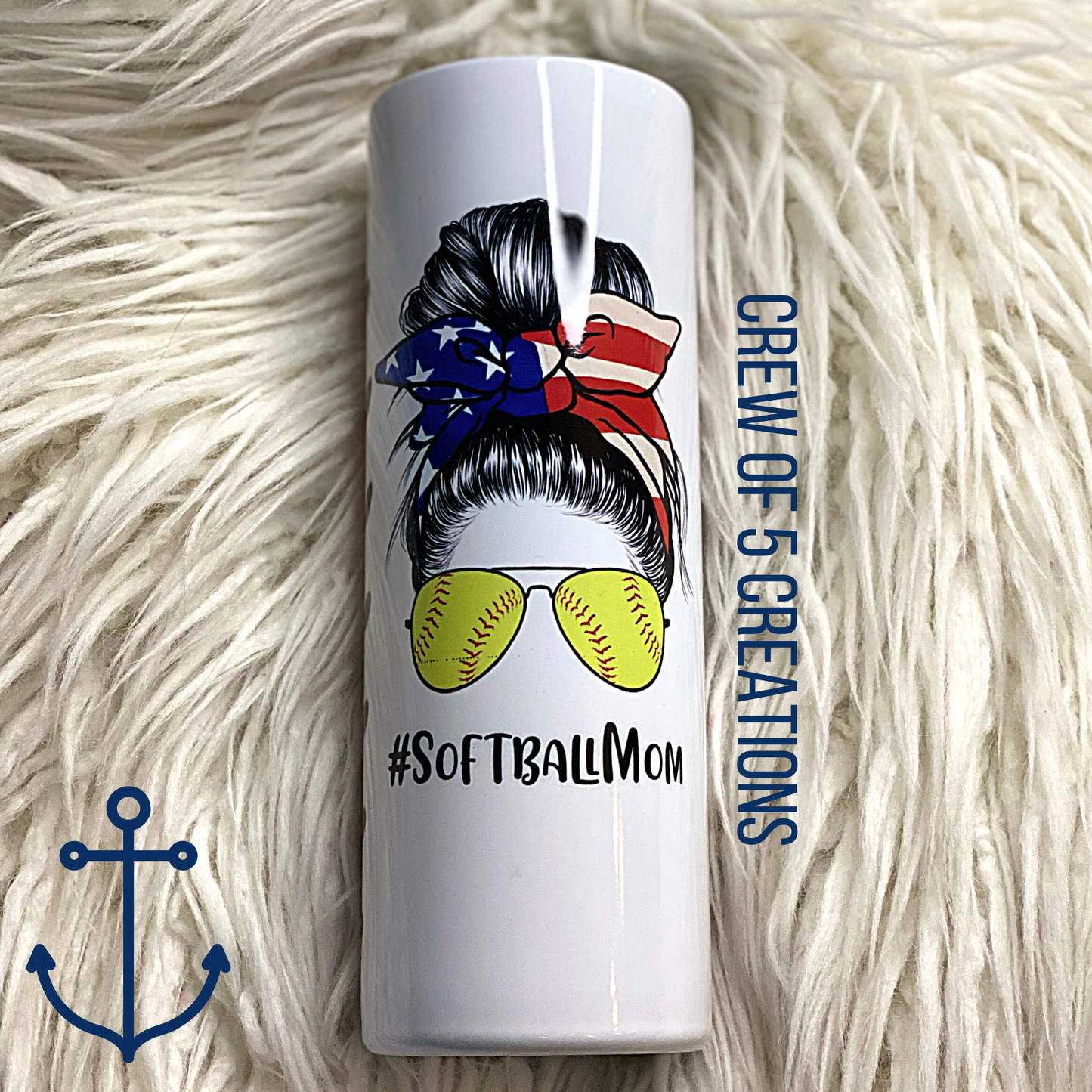 Softball Mom 20 oz Tumbler