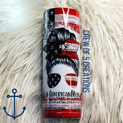 American Mom 20 oz Tumbler