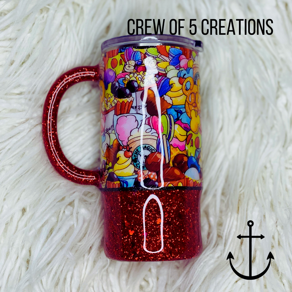 The House of the Mouse Snacks 16 oz Custom Travel Mug + Matching Pen