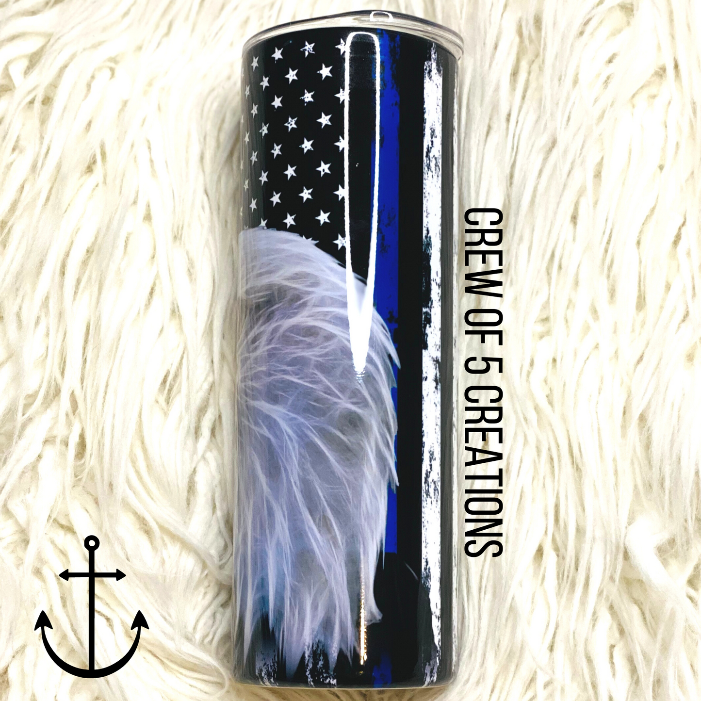 Back the Blue Eagle 20 oz Tumbler