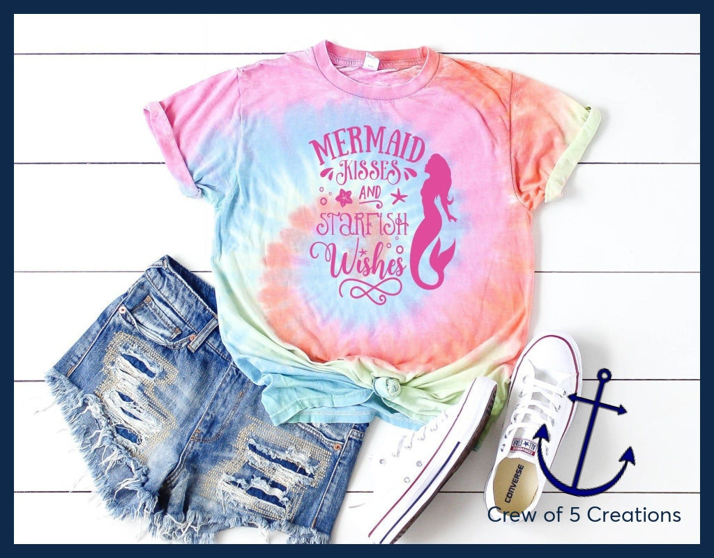 Mermaid Kisses & Star Fish Wishes Youth Youth Shirts