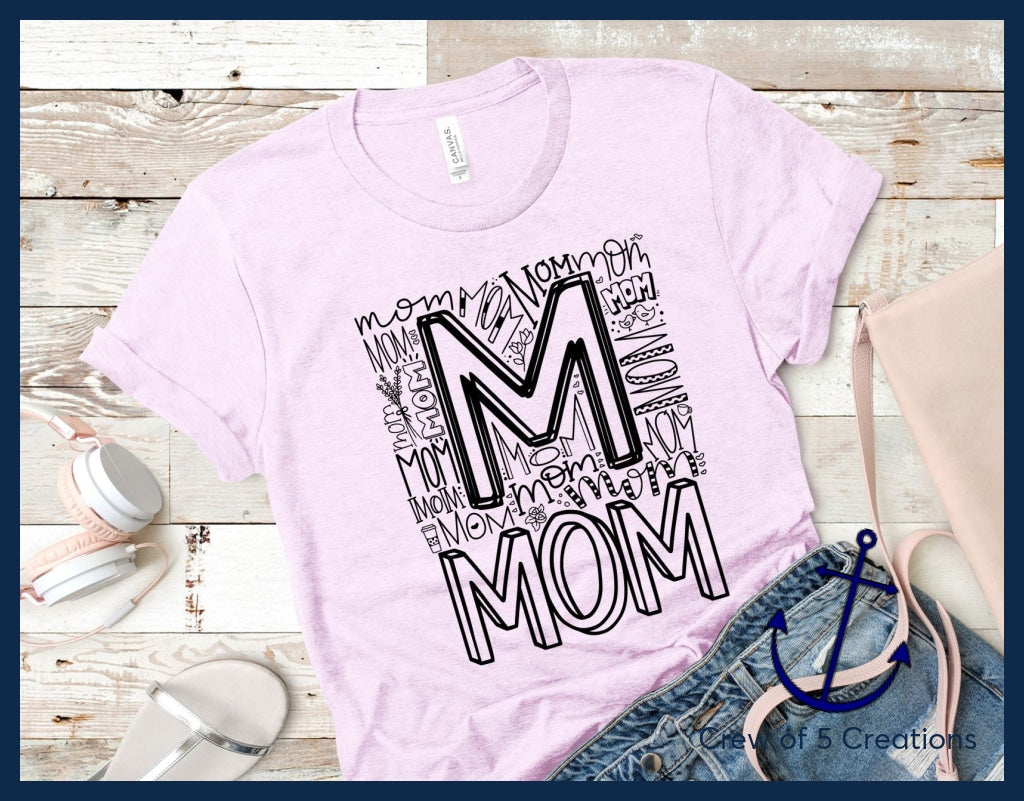 Mom Typography Adult Shirts