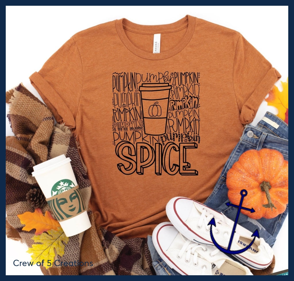 Pumpkin Spice Adult Shirts