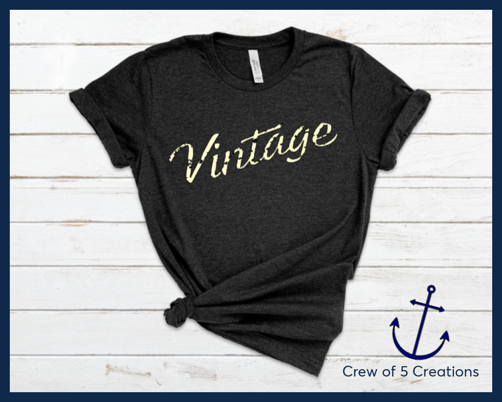 Vintage (Cream) Adult Shirts