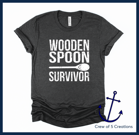 Wooden Spoon Survivor Adult Shirts